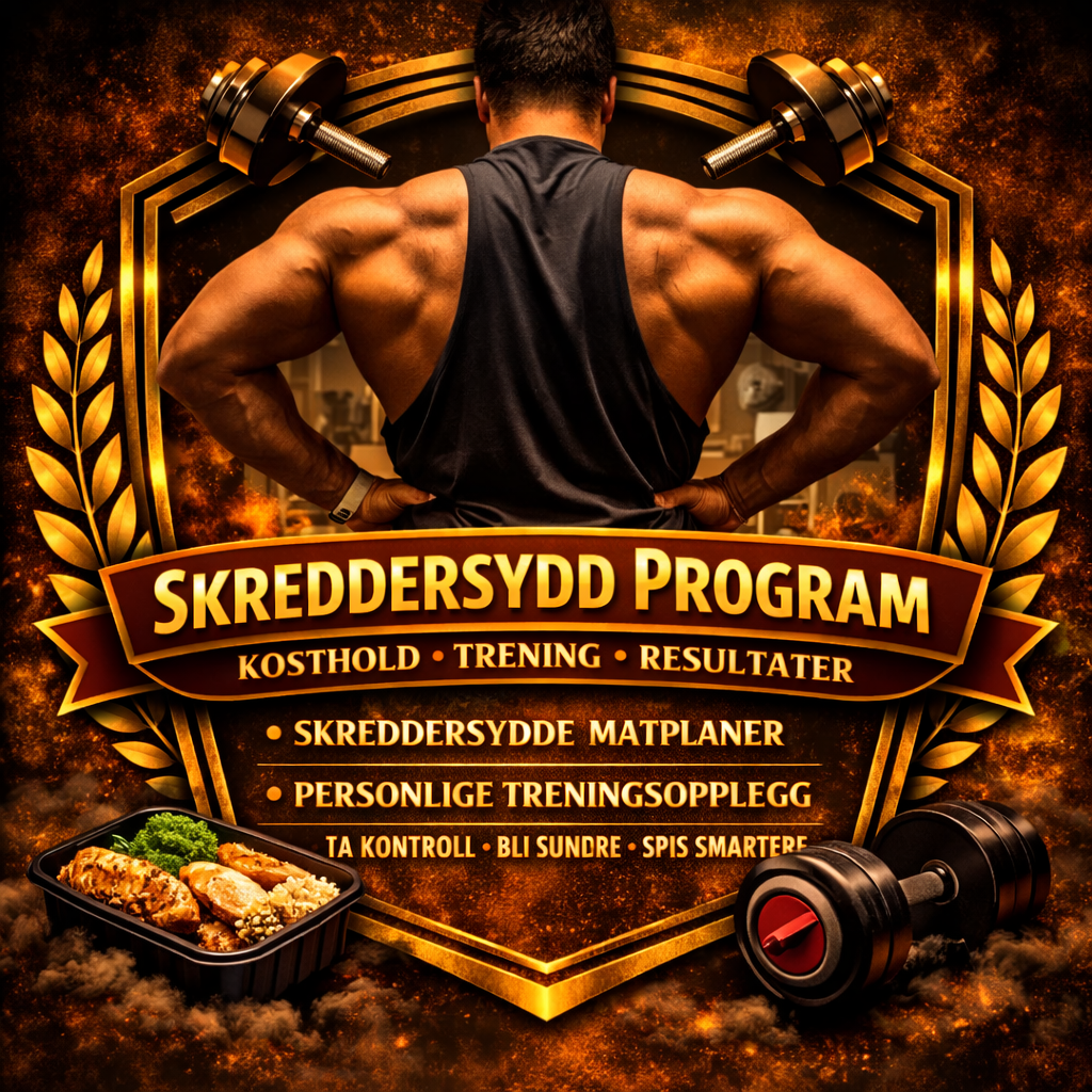 Få din egen matplan/ treningsplan - tilpasset deg og ditt mål